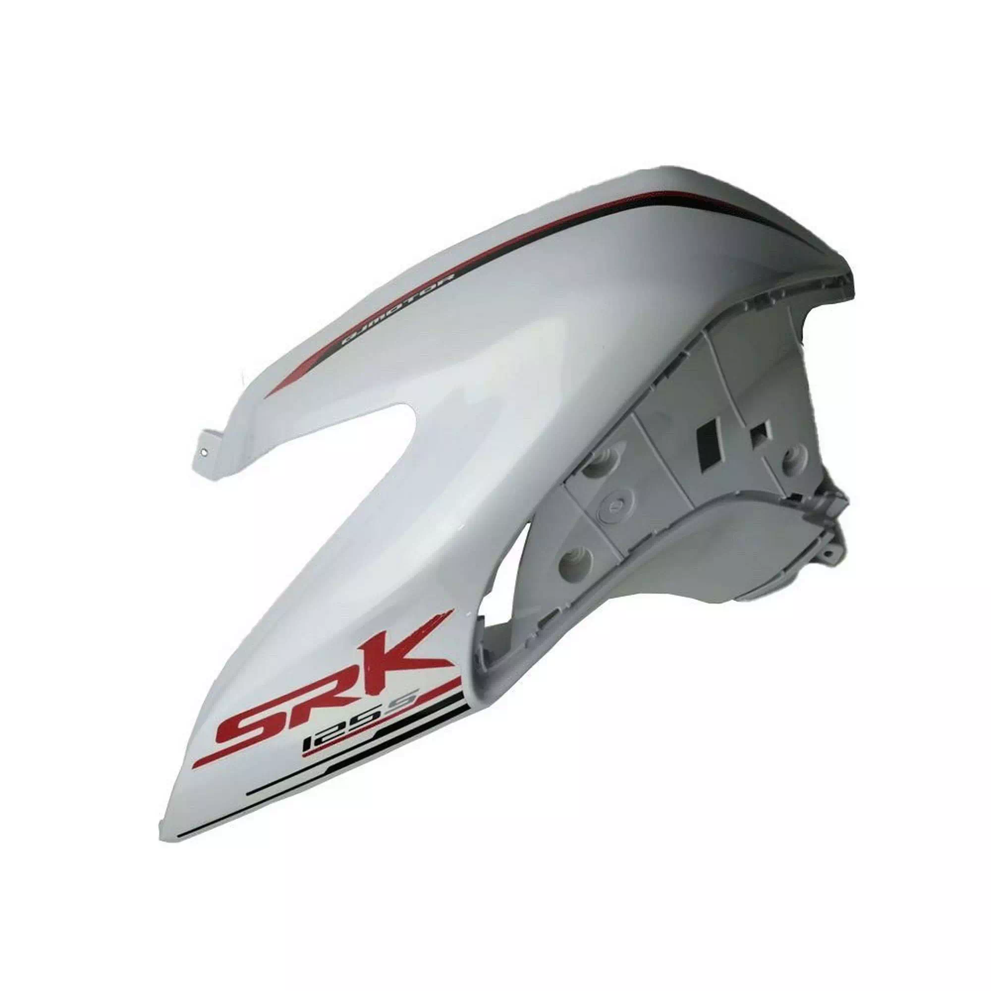 QJ MOTOR SRK 125-S DEPO ÜST MUHAFAZA SOL BEYAZ #RK 55152